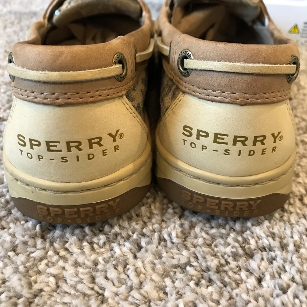 Sperry Animal Print Boat shoes